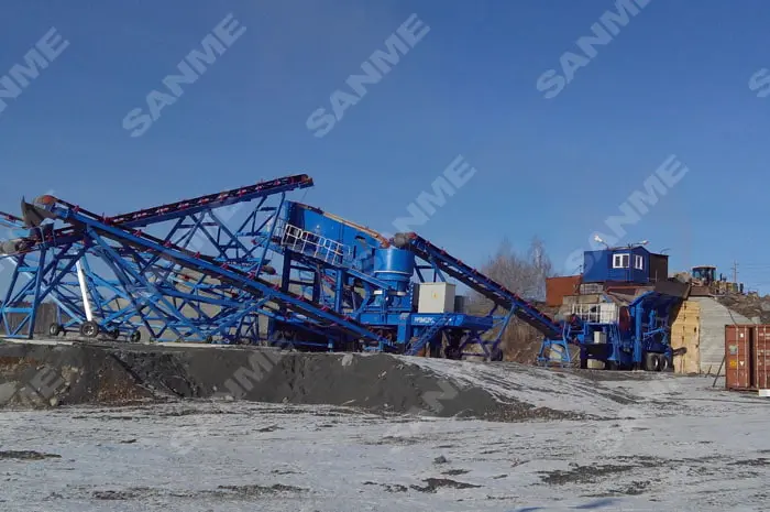 150TPH MOBILE DIABASE SAND MAKING (1)hul