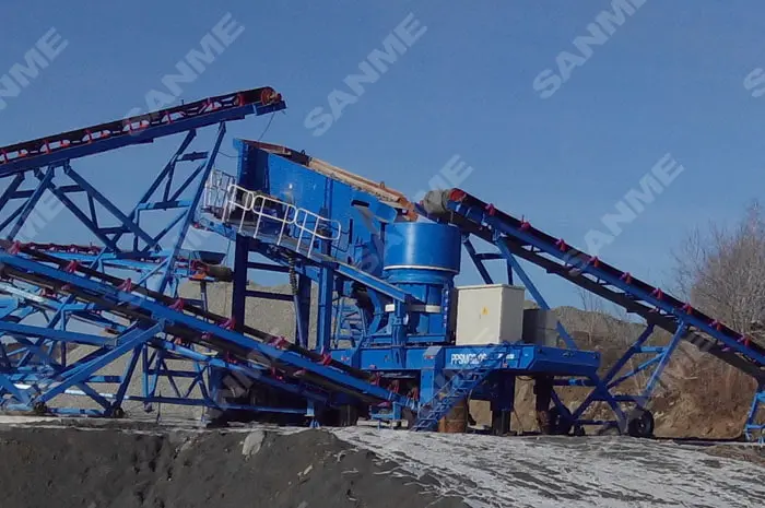 150TPH MOBILE DIABASE SAND MAKING (2)kdz