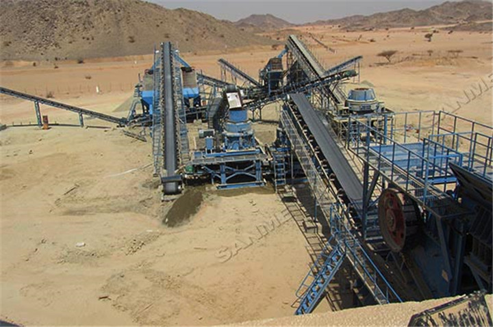 250T/H FIXED GRANITE CRUSHING PLANTS IN SAUDI ARABIA