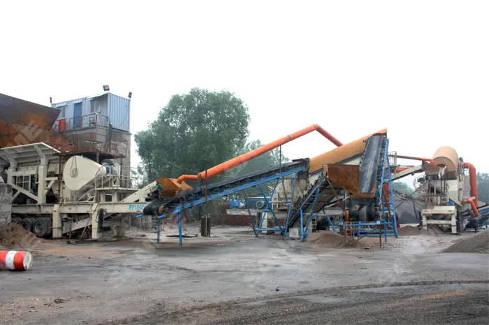 200TPH PORTABLE BASALT CRUSHING PLANT IN JIANGSU, CHINA