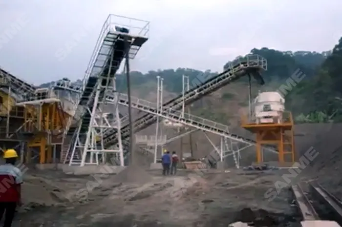 100TPH ANDESITE CRUSHING (3)6cz