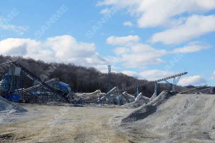 270TPH SERPENTINITE CRUSHING PRODUCTION PLANT IN RUSSIA
