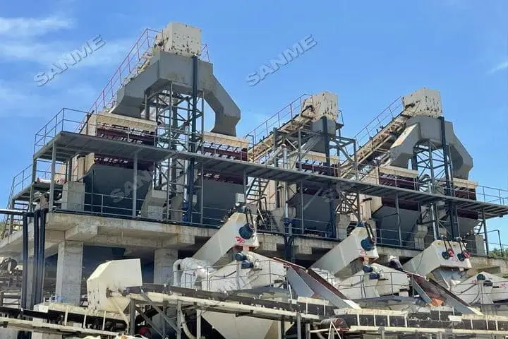 LIMESTONE AGGREGATE PRODUCTION LINE IN ANHUI, CHINA